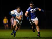 5 January 2019; Dean Healy of Wicklow in action against John O’Loughlin of Laois during the Bord na Móna O'Byrne Cup Round 3 match between Wiclow and Laois at Bray Emmets GAA Club in Bray, Wicklow. Photo by Harry Murphy/Sportsfile