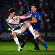 5 January 2019; Bruce Houston of Ulster is tackled by Adam Byrne of Leinster during the Guinness PRO14 Round 13 match between Leinster and Ulster at the RDS Arena in Dublin. Photo by Ramsey Cardy/Sportsfile