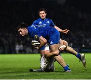 5 January 2019; Conor O’Brien of Leinster is tackled by Darren Cave of Ulster during the Guinness PRO14 Round 13 match between Leinster and Ulster at the RDS Arena in Dublin. Photo by Seb Daly/Sportsfile