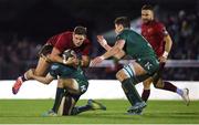 5 January 2019; Dan Goggin of Munster is tackled by Jack Carty, left, and Eoghan Masterson of Connacht during the Guinness PRO14 Round 13 match between Connacht and Munster at the Sportsground in Galway. Photo by Diarmuid Greene/Sportsfile