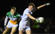 20 December 2018; Jimmy Hyland of Kildare in action against David Dempsey of Offaly during the Bord na Móna O'Byrne Cup Round 1 match between Offaly and Kildare at Faithful Fields in Kilcormac, Offaly. Photo by Piaras Ó Mídheach/Sportsfile