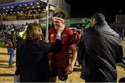 5 January 2019; Billy Holland of Munster with his parents Jean and Jerry, on the occasion of his 200th Munster appearance, after the Guinness PRO14 Round 13 match between Connacht and Munster at the Sportsground in Galway. Photo by Diarmuid Greene/Sportsfile