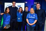 5 January 2019; Guests with Leinster players James Ryan, Luke McGrath and Dan Leavy prior to the Guinness PRO14 Round 13 match between Leinster and Ulster at the RDS Arena in Dublin. Photo by Brendan Moran/Sportsfile