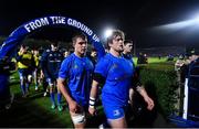 5 January 2019; Scott Penny, left, and Andrew Porter of Leinster ahead of the Guinness PRO14 Round 13 match between Leinster and Ulster at the RDS Arena in Dublin. Photo by Ramsey Cardy/Sportsfile