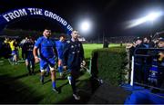 5 January 2019; Rob Kearney, right, and Mick Kearney of Leinster ahead of the Guinness PRO14 Round 13 match between Leinster and Ulster at the RDS Arena in Dublin. Photo by Ramsey Cardy/Sportsfile