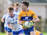 6 January 2019; Conal O hAinifein of Clare in action against Conor Murray of Waterford during the McGrath Cup Semi-final match between Waterford and Clare at the Gold Coast Resort in Waterford. Photo by Matt Browne/Sportsfile