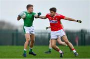 6 January 2019; Gordon Brown of Limerick in action against Ian Maguire of Cork during the McGrath Cup Semi-final between Limerick and Cork at Mick Neville Park in Rathkeale, Co. Limerick. Photo by Ramsey Cardy/Sportsfile