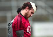 6 January 2019; Shay Murnin of Down leaves the pitch with a head injury after receiving it during the warm up before the Bank of Ireland Dr McKenna Cup Round 2 match between Down and Donegal at Pairc Esler in Newry, Co. Down. Photo by Oliver McVeigh/Sportsfile