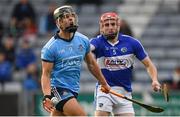 6 January 2019; Cian Boland of Dublin in action against Jack Kelly of Laois during the Bord na Mona Walsh Cup Round 3 match between Laois and Dublin at O'Moore Park in Portlaoise, Laois. Photo by Brendan Moran/Sportsfile