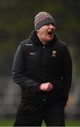 6 January 2019; Mayo manager James Horan reacts during the Connacht FBD League Preliminary Round match between Leitrim and Mayo at Avantcard Páirc Seán Mac Diarmada in Carrick-on-Shannon, Co Leitrim. Photo by Stephen McCarthy/Sportsfile