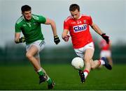 6 January 2019; Matthew Taylor of Cork in action against Brian Fanning of Limerick during the McGrath Cup Semi-final between Limerick and Cork at Mick Neville Park in Rathkeale, Co. Limerick. Photo by Ramsey Cardy/Sportsfile