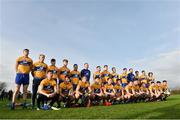 6 January 2019; Clare players before the McGrath Cup Semi-final match between Waterford and Clare at the Gold Coast Resort in Waterford. Photo by Matt Browne/Sportsfile