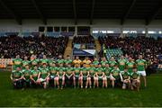 6 January 2019; The Leitrim squad prior to the Connacht FBD League Preliminary Round match between Leitrim and Mayo at Avantcard Páirc Seán Mac Diarmada in Carrick-on-Shannon, Co Leitrim. Photo by Stephen McCarthy/Sportsfile