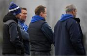 6 January 2019; Laois manager Eddie Brennan, 2nd from left, with his selectors prior to the Bord na Mona Walsh Cup Round 3 match between Laois and Dublin at O'Moore Park in Portlaoise, Laois. Photo by Brendan Moran/Sportsfile