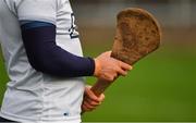 6 January 2019; A player holds a hurley during the Bord na Mona Walsh Cup Round 3 match between Laois and Dublin at O'Moore Park in Portlaoise, Laois. Photo by Brendan Moran/Sportsfile