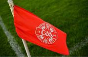6 January 2019; A sideline flag during the Bord na Mona Walsh Cup Round 3 match between Laois and Dublin at O'Moore Park in Portlaoise, Laois. Photo by Brendan Moran/Sportsfile
