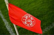 6 January 2019; A sideline flag during the Bord na Mona Walsh Cup Round 3 match between Laois and Dublin at O'Moore Park in Portlaoise, Laois. Photo by Brendan Moran/Sportsfile