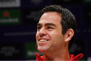 7 January 2019; Head coach Johann van Graan during a Munster Rugby Press Conference at the University of Limerick in Limerick. Photo by Piaras Ó Mídheach/Sportsfile