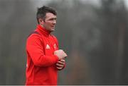 7 January 2019; Peter O'Mahony during Munster Rugby Squad Training at the University of Limerick in Limerick. Photo by Piaras Ó Mídheach/Sportsfile