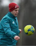 7 January 2019; Alex McHenry during Munster Rugby Squad Training at the University of Limerick in Limerick. Photo by Piaras Ó Mídheach/Sportsfile