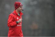 7 January 2019; Head coach Johann van Graan during Munster Rugby Squad Training at the University of Limerick in Limerick. Photo by Piaras Ó Mídheach/Sportsfile