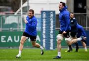 7 January 2019; Seán Cronin, left, and James Ryan during Leinster Rugby squad training at Energia Park in Donnybrook, Dublin. Photo by Ramsey Cardy/Sportsfile
