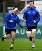 7 January 2019; Ed Byrne, left, and James Ryan during Leinster Rugby squad training at Energia Park in Donnybrook, Dublin. Photo by Ramsey Cardy/Sportsfile