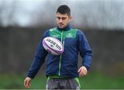 8 January 2019; Tiernan O'Halloran during Connacht Rugby squad training at the Sportsground in Galway. Photo by Seb Daly/Sportsfile