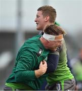 8 January 2019; Tom McCartney, right, and Eoin Griffin during Connacht Rugby squad training at the Sportsground in Galway. Photo by Seb Daly/Sportsfile