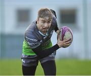 8 January 2019; Angus Lloyd during Connacht Rugby squad training at the Sportsground in Galway. Photo by Seb Daly/Sportsfile