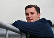 8 January 2019; Jack Carty poses for a portrait following a Connacht Rugby press conference at the Sportsground in Galway. Photo by Seb Daly/Sportsfile