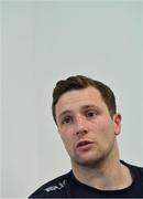 8 January 2019; Jack Carty speaking during a Connacht Rugby press conference at the Sportsground in Galway. Photo by Seb Daly/Sportsfile