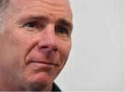 8 January 2019; Head coach Andy Friend speaking during a Connacht Rugby press conference at the Sportsground in Galway. Photo by Seb Daly/Sportsfile