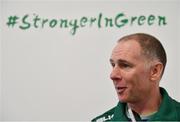 8 January 2019; Head coach Andy Friend speaking during a Connacht Rugby press conference at the Sportsground in Galway. Photo by Seb Daly/Sportsfile