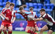 9 January 2019; Jake Costello of Catholic University School in action against Aitzol King of Gormanstown College during the Bank of Ireland Vinnie Murray Cup Round 1 match between Catholic University School and Gormanstown College at Energia Park in Dublin. Photo by Matt Browne/Sportsfile