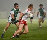 9 January 2019; Peter Harte of Tyrone in action against Ciaran Corrigan of Fermanagh during the Bank of Ireland Dr McKenna Cup Round 3 match between Tyrone and Fermanagh at Healy Park in Omagh, Tyrone. Photo by Oliver McVeigh/Sportsfile