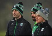 9 January 2019; Fermanagh manager Rory Gallagher, left, assistant manager Ryan McMenamin, centre, and selector Shane McCabe during the Bank of Ireland Dr McKenna Cup Round 3 match between Tyrone and Fermanagh at Healy Park in Omagh, Tyrone. Photo by Oliver McVeigh/Sportsfile