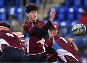 9 January 2019; Conor Bowden of Salesian College during the Bank of Ireland Vinnie Murray Cup Round 1 match between The High School and Salesian College at Energia Park in Dublin. Photo by Matt Browne/Sportsfile