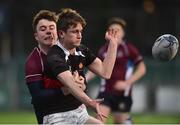 9 January 2019; Conor Schmidt of The High School is tackled by Murty O'Neill of Salesian College during the Bank of Ireland Vinnie Murray Cup Round 1 match between The High School and Salesian College at Energia Park in Dublin. Photo by Matt Browne/Sportsfile
