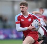 9 January 2019; Jake Costello of Catholic University School during the Bank of Ireland Vinnie Murray Cup Round 1 match between Catholic University School and Gormanstown College at Energia Park in Dublin. Photo by Matt Browne/Sportsfile
