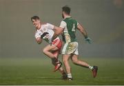 9 January 2019; Darragh Canavan of Tyrone being pushed by Kane Connor of Fermanagh after coming on as a scond half sub during the Bank of Ireland Dr McKenna Cup Round 3 match between Tyrone and Fermanagh at Healy Park in Omagh, Tyrone. Photo by Oliver McVeigh/Sportsfile