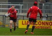 11 January 2019; Darren Cave during the Ulster Rugby Captain's Run at the Kingspan Stadium in Belfast, Co Antrim. Photo by Eoin Smith/Sportsfile