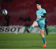 11 January 2019; Joey Carbery of Munster prior to the Heineken Champions Cup Pool 2 Round 5 match between Gloucester and Munster at Kingsholm Stadium in Gloucester, England. Photo by Seb Daly/Sportsfile