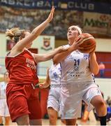 11 January 2019; Caoimhe O’Driscoll of Glanmire is fouled by Karen Murphy of Fr. Mathews during the Hula Hoops NICC Women’s Cup Semi-Final match between Fr Mathews and Glanmire at Neptune Stadium in Cork. Photo by Brendan Moran/Sportsfile