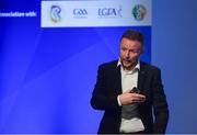 11 January 2019; Owen Mooney, Rockland GAA Club, New York, speaking during The GAA Games Development Conference, in partnership with Sky Sports, which took place in Croke Park on Friday and Saturday. A record attendance of over 800 delegates were present to see over 30 speakers from the world of Gaelic games, sport and education. Croke Park, Dublin. Photo by Piaras Ó Mídheach/Sportsfile