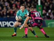 11 January 2019; Rory Scannell of Munster in action against Ed Slater of Gloucester during the Heineken Champions Cup Pool 2 Round 5 match between Gloucester and Munster at Kingsholm Stadium in Gloucester, England. Photo by Seb Daly/Sportsfile