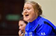 11 January 2019; Glanmire head coach Audrey Scanlon during the Hula Hoops NICC Women’s Cup Semi-Final match between Fr Mathews and Glanmire at Neptune Stadium in Cork. Photo by Brendan Moran/Sportsfile