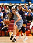 12 January 2019; Meave O'Seaghdha of DCU Mercy in action against Erin Maguire of Ulster Elks during the Hula Hoops Under 20 Women’s National Cup Semi-Final match between DCU Mercy and Ulster Elks at Neptune Stadium in Cork.  Photo by Eóin Noonan/Sportsfile