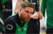 12 January 2019; Portlaoise Panthers head coach Jack Scully during the Hula Hoops Under 20 Men’s National Cup semi-final match between Portlaoise Panthers and Dublin Lions at the Mardyke Arena UCC in Cork.  Photo by Brendan Moran/Sportsfile