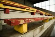12 January 2019; A general view of seating in the stand at Hennessy Park prior to the McGrath Cup Final match between Cork and Clare at Hennessy Park in Miltown Malbay, Co. Clare. Photo by Diarmuid Greene/Sportsfile